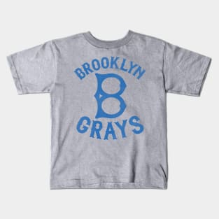 Defunct Brooklyn Grays Baseball Team Kids T-Shirt